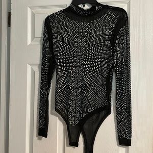 Rhinestone Top 
Worn once to a concert 
In perfect condition